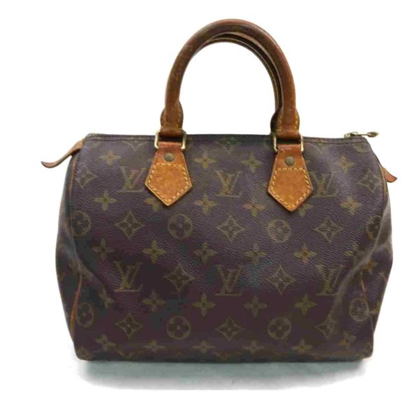 Auth Louis Vuitton Speedy 25 Brown Hand #6408L19 - Picture 2 of 11